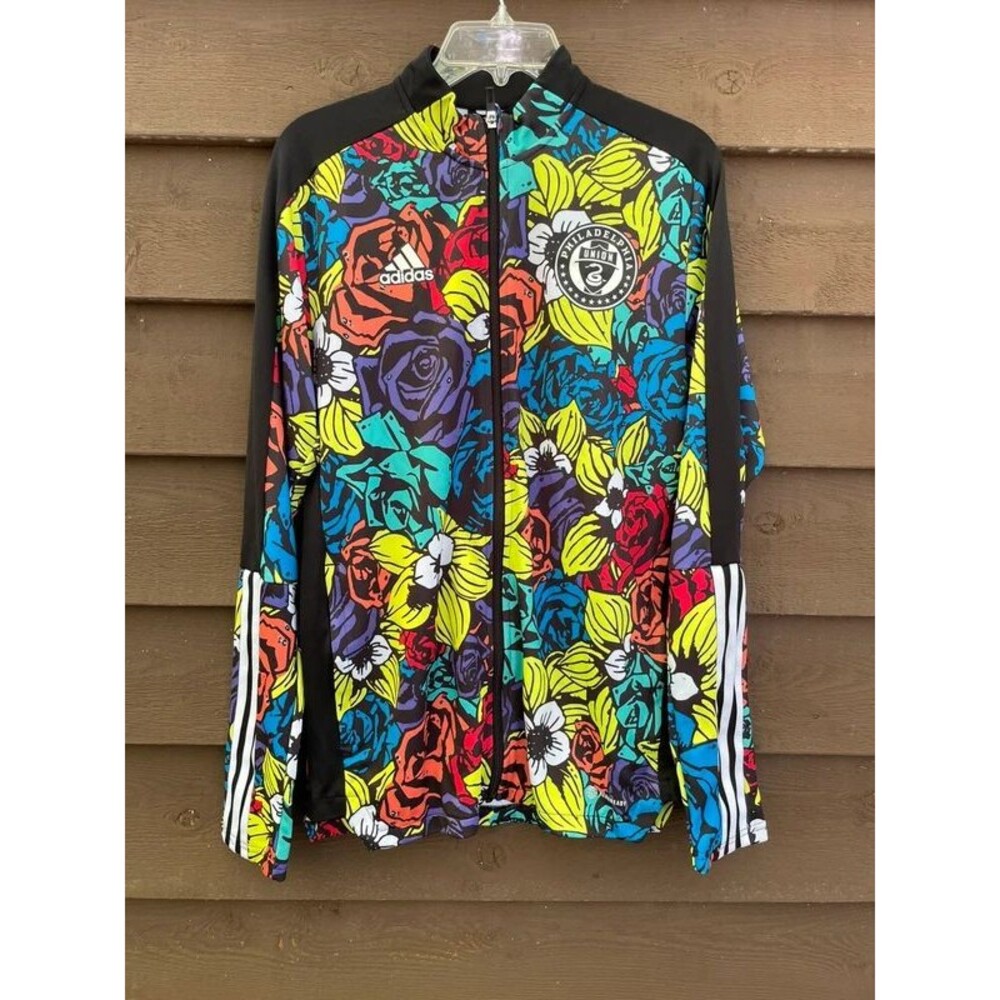 Adidas Philadelphia Union Tiro Floral Track Jacket AEROREADY Soccer M